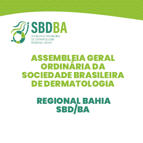 Eleição da SBD/BA para o biênio 2023-2024, ocorrerá no dia 19 de agosto.